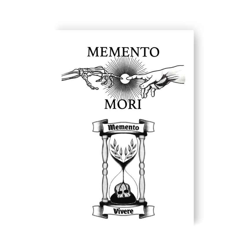 Временное Тату "Memento Mori"