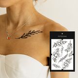 Временные татуировки для девушек (76 фото)