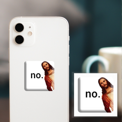 Временное 3D-стикер "Ответ-нет"