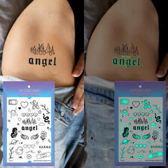 Временное Временные неоновые тату набор "Angel"