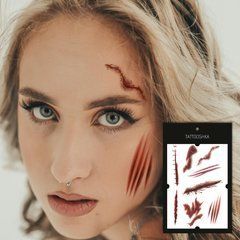 Тимчасове Тату набір "Шрами Halloween"