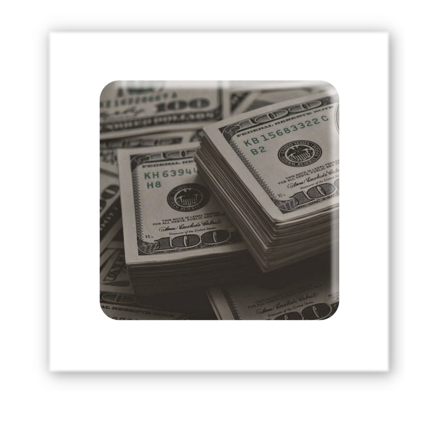 Временное 3D-стикер "Money vibe"
