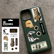 Объемные наклейки "Leopard Edition" Набір 8 стікерів
