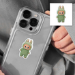 Объемная 3D наклейка "Labubu Green"