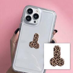 Временное 3D-стикер "Leopard Love"