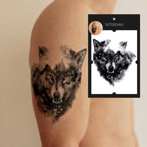 Татуировка волка на ноге: стильный выбор для смелых - sunnyhair.ru