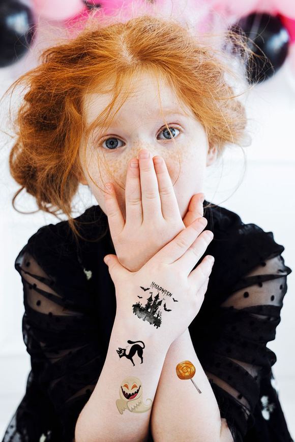 Временное Тату Halloween kids 1