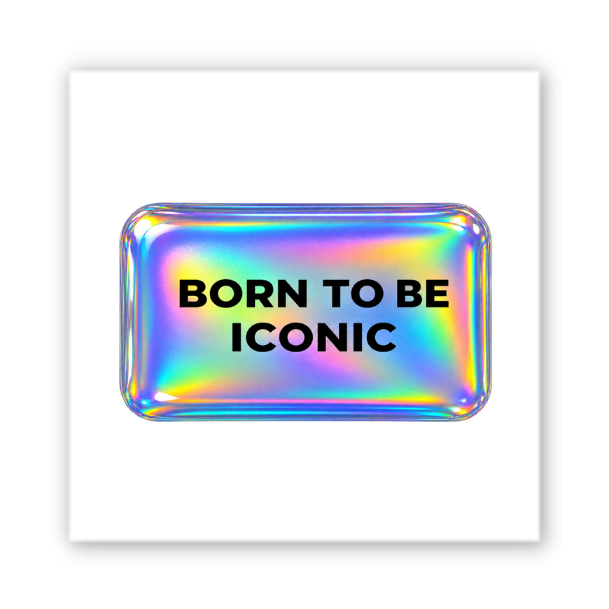 3D стікер "Born Be Iconic"