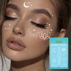 Тимчасове Набір білих неонових тату "Moon Magic Set"