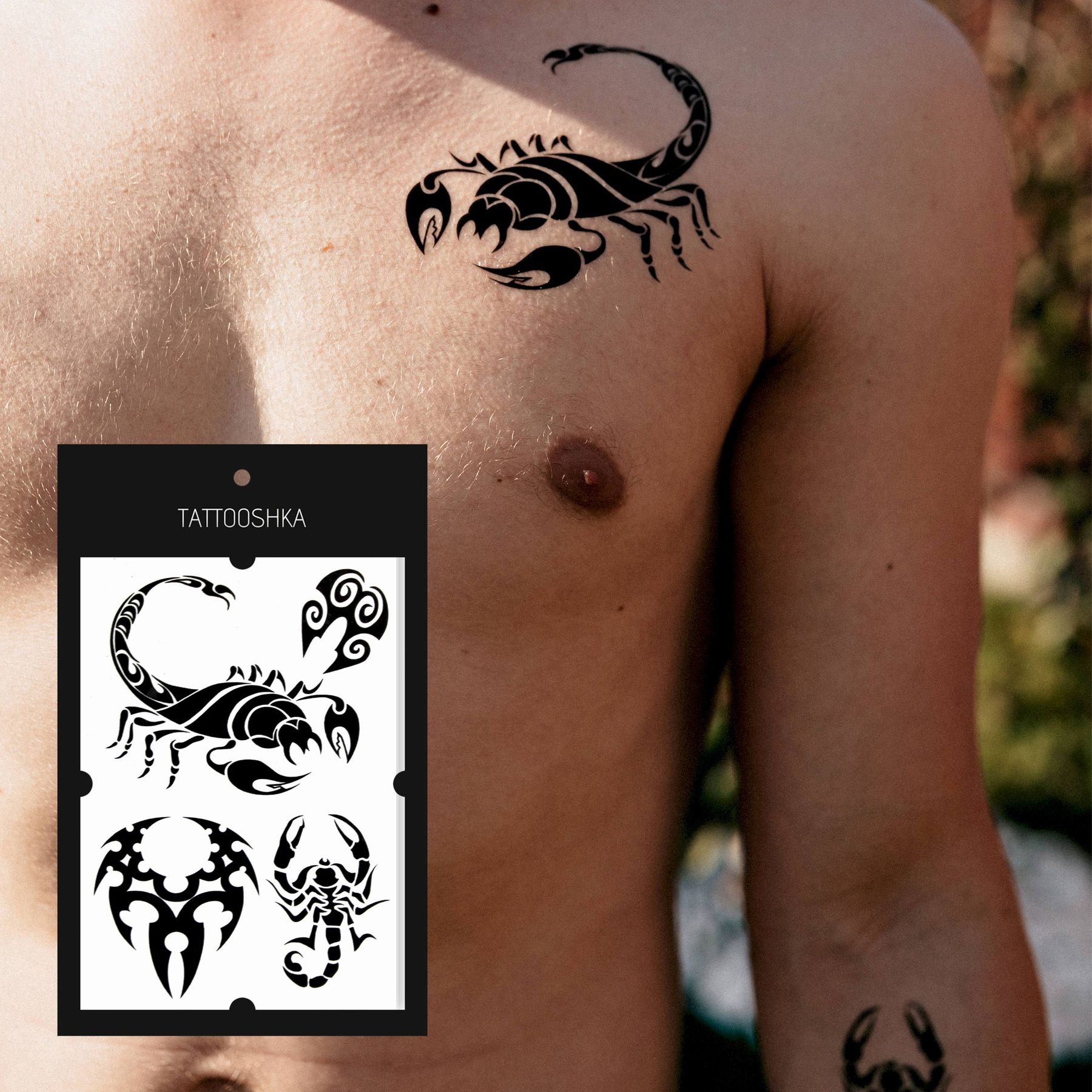 Тату знак зодиака Скорпион ♏ — значение, фото, эскизы и примеры для девушек и мужчин