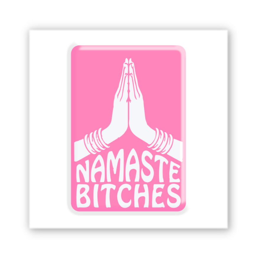 Обʼємний 3D стікер "Namaste"