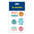 3D-стикеры "Good vibes" Набор 6 стикеров