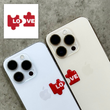 Об'ємна наліпка "Red Love"