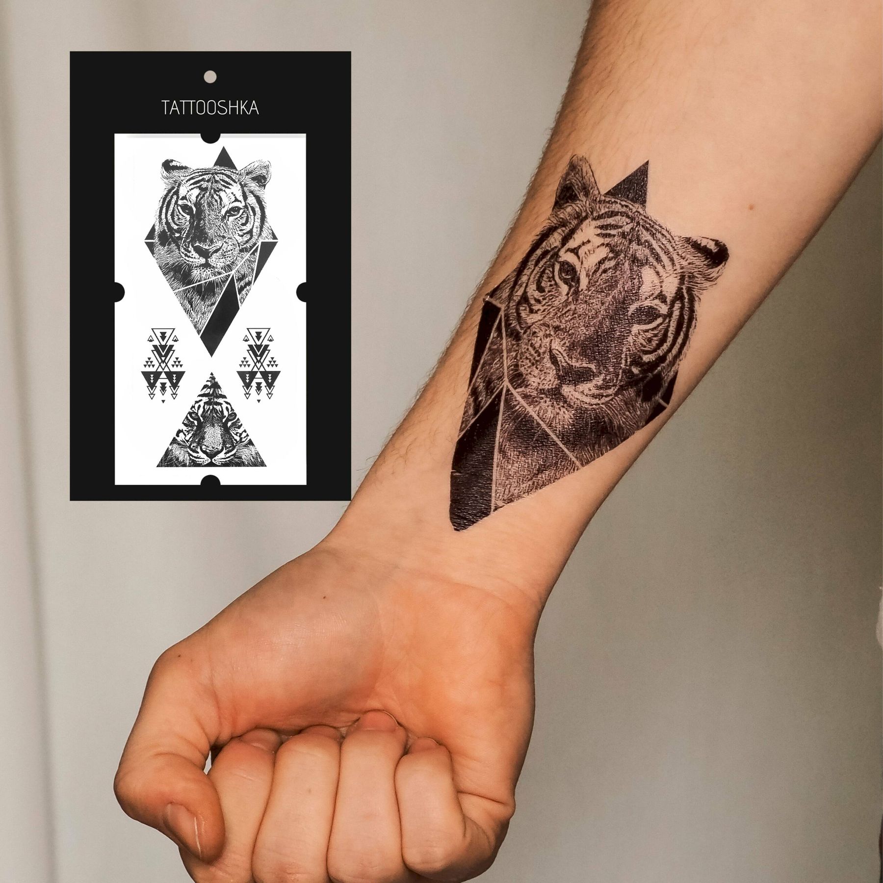 Тату (татуировка) Тигр: значение и эскизы женские и мужские