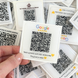 3D наклейки з QR-кодом 5&times;5 см оптом від 100 шт