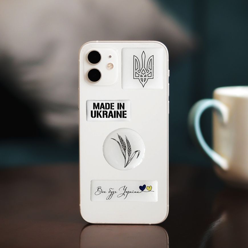 Тимчасове 3D-стікери "Made in Ukraine"