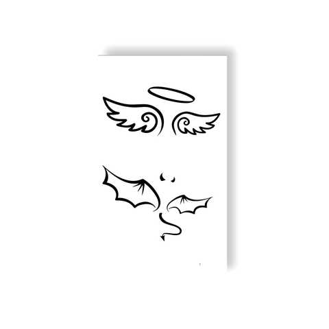 Различные значения татуировок с ангелами