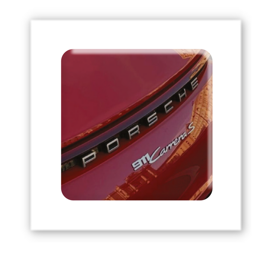 Временное 3D-стикер "Red car"