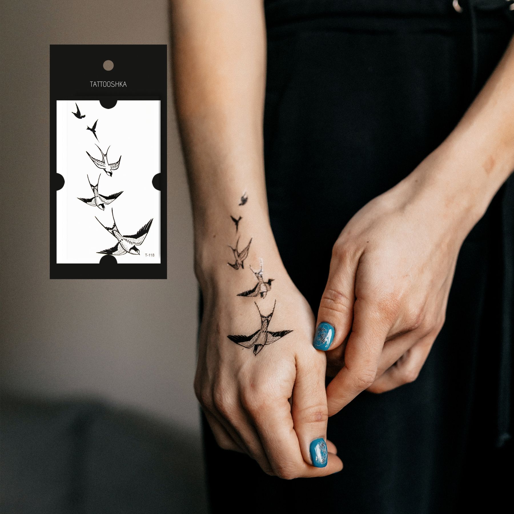 Загадочное значение татуировки ласточка