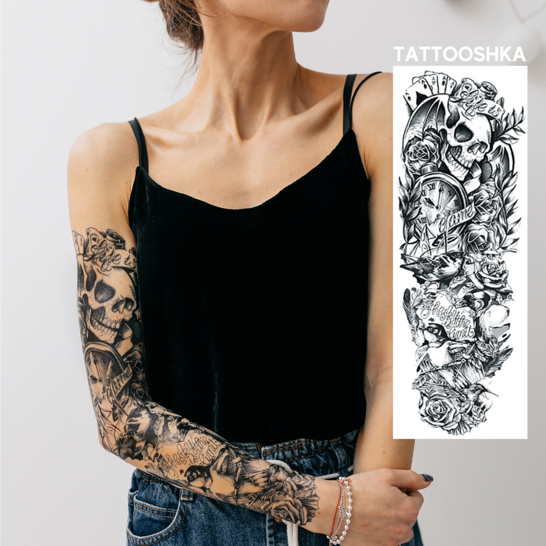 Тату-рукав Game - tattooshka.com